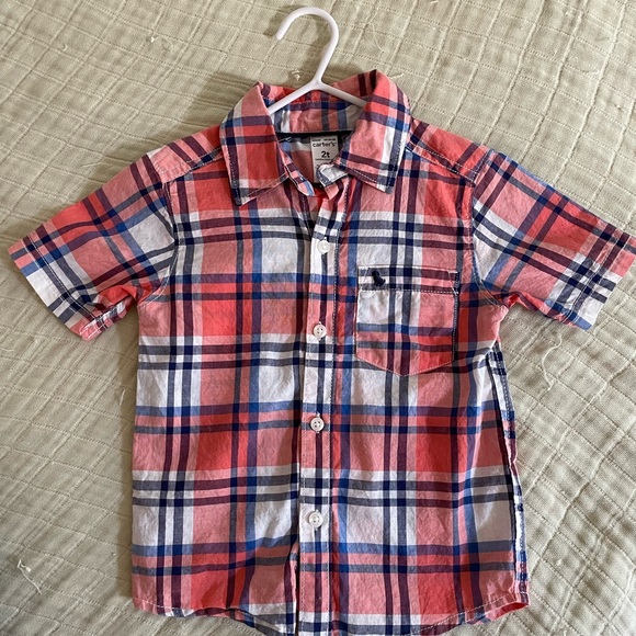 Carters boys 2T short sleeve button down - Picture 1 of 1